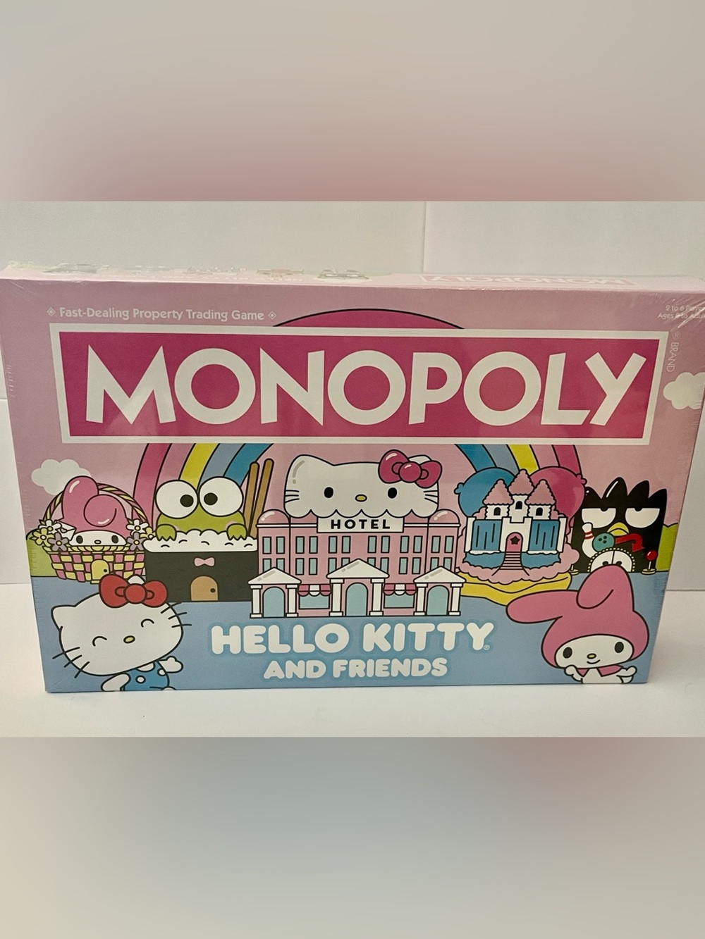 Hello Kitty Monopoly Board Game - Pink